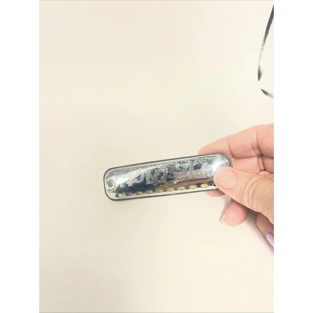 Vintage 1980s‎ First Act 10 hole Learn & Play Harmonica Chromed Silver 4